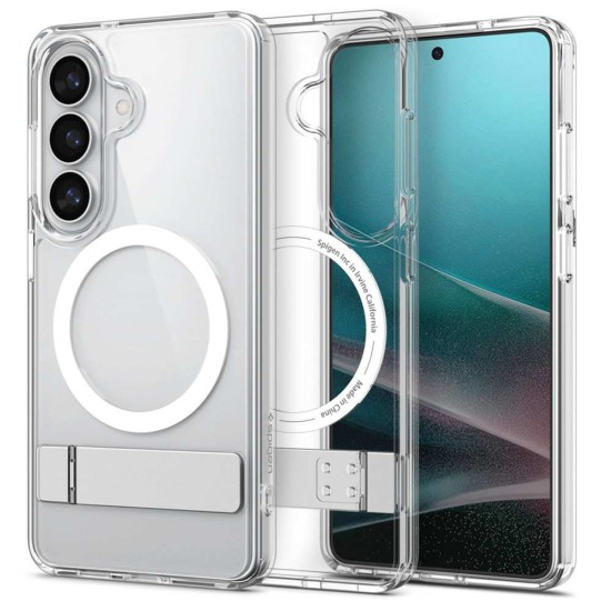 Husa Spigen Ultra Hybrid S MagSafe pentru Samsung Galaxy S26, Alb Transparent (S26, ACS11061) by www.silkase.ro