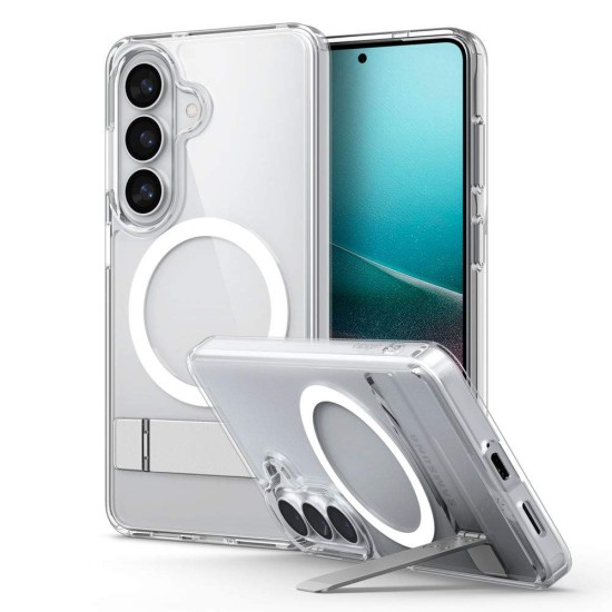 Husa Spigen Ultra Hybrid S MagSafe pentru Samsung Galaxy S26, Alb Transparent (S26, ACS11061) by www.silkase.ro