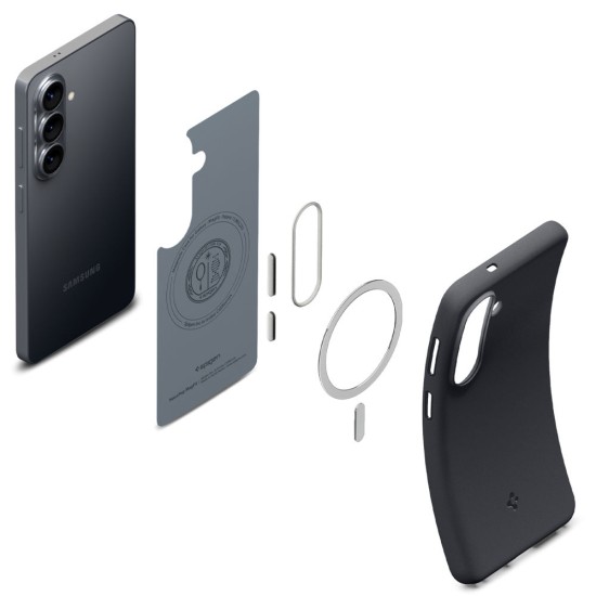 Husa Spigen Nano Pop MagSafe pentru Samsung Galaxy S26, Negru Sesame (S26, ACS11066) by www.silkase.ro