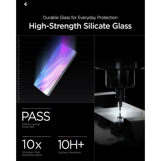 Folie sticla Spigen Glass tR EZ Fit Pro (Anti-Reflex), Set 2 bucati pentru Samsung Galaxy S26 Ultra, Transparenta Folie sticla Spigen Glass tR EZ Fit Pro (Anti-Reflex), Set 2 bucati pentru Samsung Galaxy S26 Ultra, Transparenta (S26 Ultra, AGL11069) by www.silkase.ro