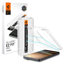 Folie sticla Spigen Glass tR EZ Fit Pro (Anti-Reflex), Set 2 bucati pentru Samsung Galaxy S26 Ultra, Transparenta