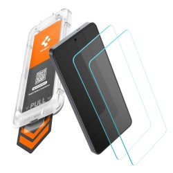 Folie sticla Spigen Glass tR EZ Fit Pro HD, Set 2 bucati pentru Samsung Galaxy S26+, Transparenta