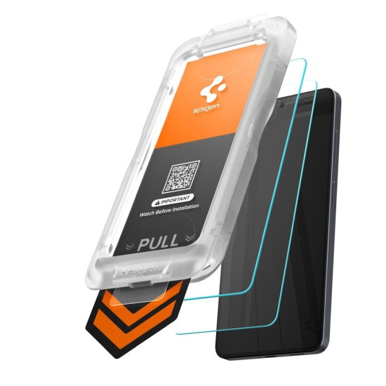 Folie sticla Spigen Glass tR EZ Fit Pro HD, Set 2 bucati pentru Samsung Galaxy S26+, Transparenta Folie sticla Spigen Glass tR EZ Fit Pro HD, Set 2 bucati pentru Samsung Galaxy S26+, Transparenta (S26 Plus, AGL11084) by www.silkase.ro