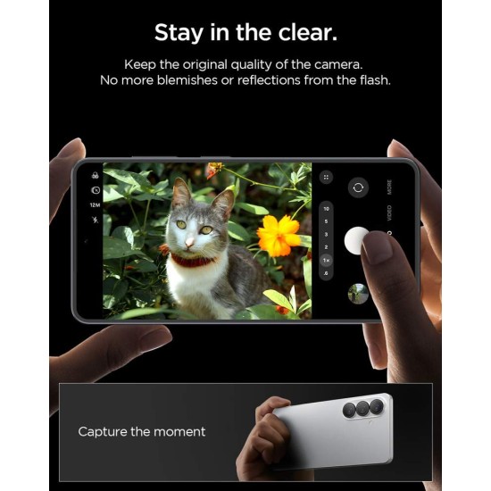 Folie protectie camere Spigen Glass tR EZ Fit Optik Pro HD, Set 2 bucati pentru Samsung Galaxy S26+, Negru Folie protectie camere Spigen Glass tR EZ Fit Optik Pro HD, Set 2 bucati pentru Samsung Galaxy S26+, Negru (S26 Plus, AGL11088) by www.silkase.ro