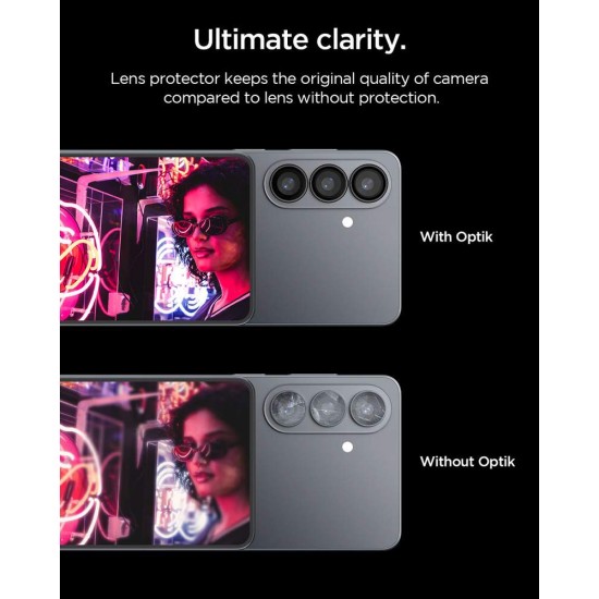 Folie protectie camere Spigen Glass tR EZ Fit Optik Pro HD, Set 2 bucati pentru Samsung Galaxy S26+, Negru Folie protectie camere Spigen Glass tR EZ Fit Optik Pro HD, Set 2 bucati pentru Samsung Galaxy S26+, Negru (S26 Plus, AGL11088) by www.silkase.ro
