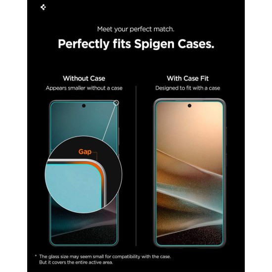 Folie sticla Spigen Glass tR EZ Fit Pro HD, Set 2 bucati pentru Samsung Galaxy S26, Transparenta (S26, AGL11095) by www.silkase.ro
