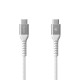 Cablu Spigen Essential USB-C la USB-C, 100W, Material Textil, Alb - EB10010CCA Cablu Spigen Essential USB-C la USB-C, 100W, Material Textil, Alb - EB10010CCA (Cabluri Telefon, ACA11102) by www.silkase.ro