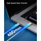 Cablu Spigen Essential USB-C la USB-C, 100W, Material Textil, Alb - EB10010CCA Cablu Spigen Essential USB-C la USB-C, 100W, Material Textil, Alb - EB10010CCA (Cabluri Telefon, ACA11102) by www.silkase.ro