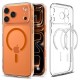 Husa Spigen Ultra Hybrid MagSafe pentru iPhone 17 Pro Max, Clear Orange Husa Spigen Ultra Hybrid MagSafe pentru iPhone 17 Pro Max, Clear Orange (iPhone 17 Pro Max, ACS11109) by www.silkase.ro