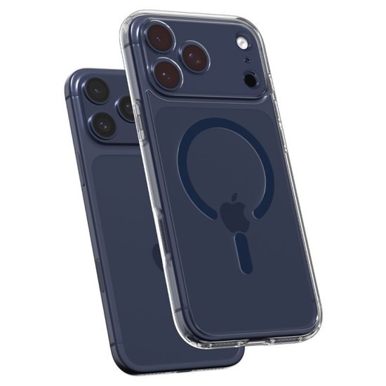 Husă Spigen Ultra Hybrid MagSafe pentru iPhone 17 Pro, Clear Deep Blue Husă Spigen Ultra Hybrid MagSafe pentru iPhone 17 Pro, Clear Deep Blue (iPhone 17 Pro, ACS11111) by www.silkase.ro
