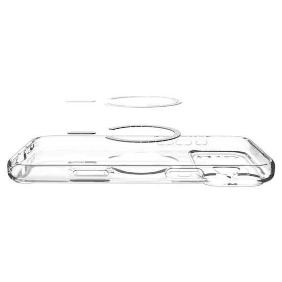 Husă Spigen Ultra Hybrid MagSafe, Clear Orange - iPhone 17 Pro Husă Spigen Ultra Hybrid MagSafe, Clear Orange - iPhone 17 Pro (iPhone 17 Pro, ACS11112) by www.silkase.ro