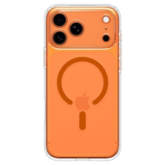 Husă Spigen Ultra Hybrid MagSafe, Clear Orange - iPhone 17 Pro Husă Spigen Ultra Hybrid MagSafe, Clear Orange - iPhone 17 Pro (iPhone 17 Pro, ACS11112) by www.silkase.ro