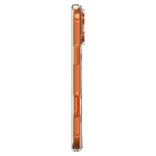 Husă Spigen Ultra Hybrid MagSafe, Clear Orange - iPhone 17 Pro Husă Spigen Ultra Hybrid MagSafe, Clear Orange - iPhone 17 Pro (iPhone 17 Pro, ACS11112) by www.silkase.ro