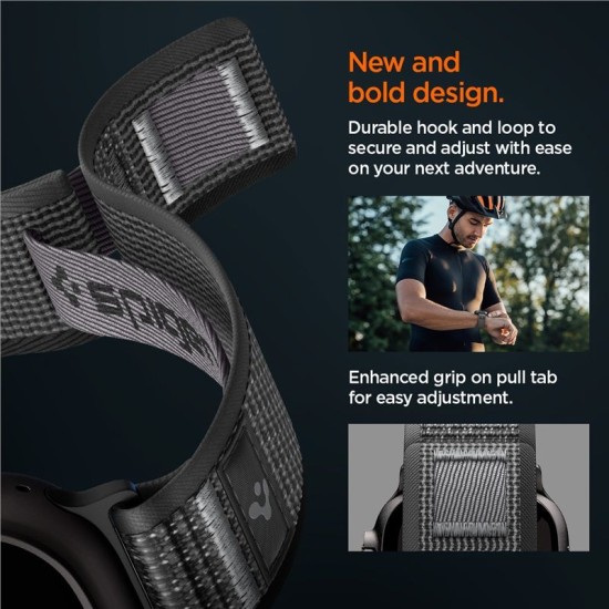 Curea Spigen Athlex Air 2 Active Band pentru Apple Watch 49mm / 46mm / 45mm / 44mm, Black Gray Curea Spigen Athlex Air 2 Active Band pentru Apple Watch 49mm / 46mm / 45mm / 44mm, Black Gray (Ingredi, AMP11113) by www.silkase.ro
