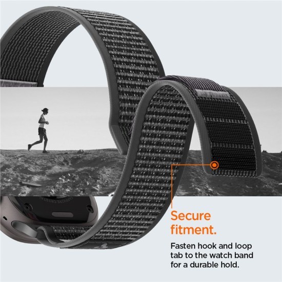 Curea Spigen Athlex Air 2 Active Band pentru Apple Watch 49mm / 46mm / 45mm / 44mm, Black Gray Curea Spigen Athlex Air 2 Active Band pentru Apple Watch 49mm / 46mm / 45mm / 44mm, Black Gray (Ingredi, AMP11113) by www.silkase.ro