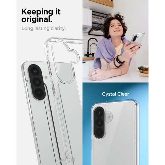 Husa Spigen Ultra Hybrid pentru Samsung Galaxy A57 5G, Crystal Clear, Protecție Premium (A57, ACS11123) by www.silkase.ro