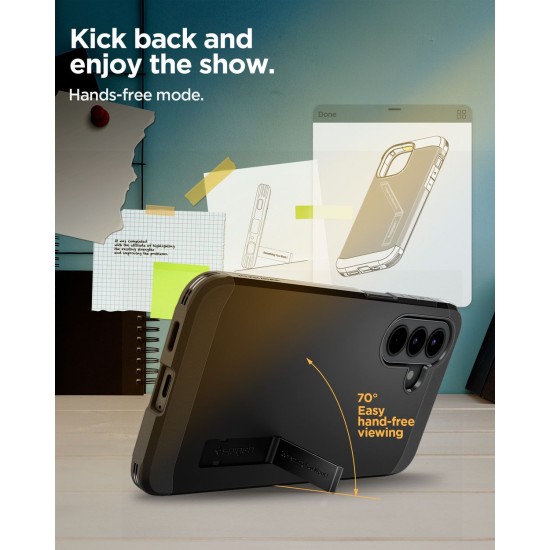 Husa Spigen Tough Armor pentru Samsung Galaxy A57 5G, Black Husa Spigen Tough Armor pentru Samsung Galaxy A57 5G, Black (A57, ACS11125) by www.silkase.ro