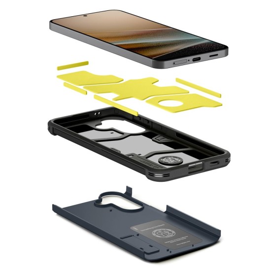 Husa Spigen Tough Armor Samsung Galaxy A57 5G, Metal Slate - Protecție Premium cu Stand Integrat Husa Spigen Tough Armor Samsung Galaxy A57 5G, Metal Slate - Protecție Premium cu Stand Integrat (A57, ACS11126) by www.silkase.ro
