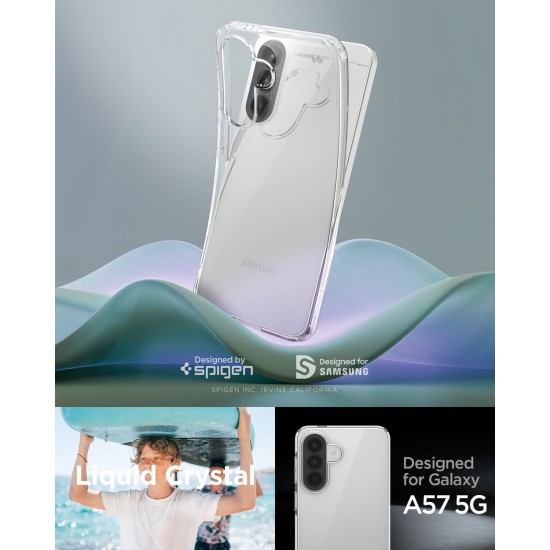 Husă Spigen Liquid Crystal pentru Samsung Galaxy A57 5G, Crystal Clear Husă Spigen Liquid Crystal pentru Samsung Galaxy A57 5G, Crystal Clear (A57, ACS11127) by www.silkase.ro