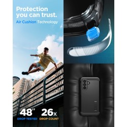 Husă Spigen Tough Armor pentru Samsung Galaxy A37 5G, Black Husă Spigen Tough Armor pentru Samsung Galaxy A37 5G, Black