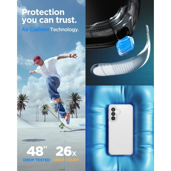 Husa Spigen Ultra Hybrid pentru Samsung Galaxy A37 5G, Crystal Clear Husa Spigen Ultra Hybrid pentru Samsung Galaxy A37 5G, Crystal Clear (A37, ACS11133) by www.silkase.ro