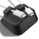 Suport Magnetic Spigen pentru Cabluri, Organizator Premium, Negru (Încărcătoare Wireless, APP11145) by www.silkase.ro