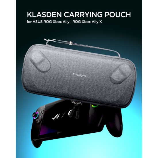 Husă de Protecție Spigen Klasden Pouch pentru Asus ROG Ally / Ally X, Charcoal Gray (Diverse accesorii, AGP11146) by www.silkase.ro