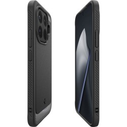 Husa Spigen Rugged Armor pentru Xiaomi 15T Pro, Matte Black Husa Spigen Rugged Armor pentru Xiaomi 15T Pro, Matte Black