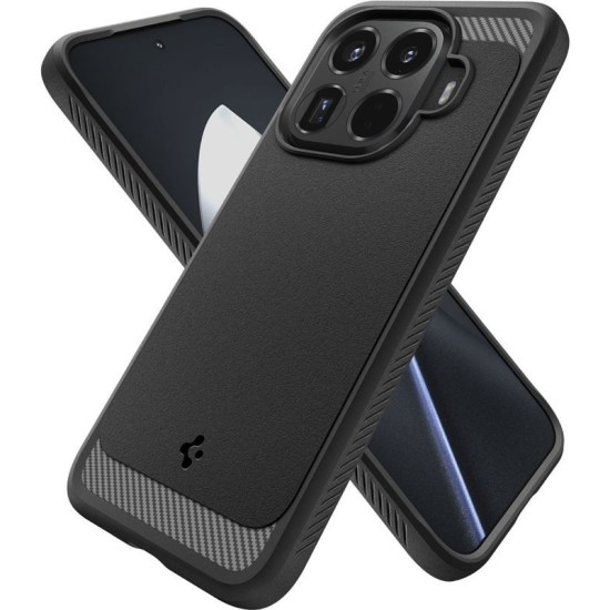 Husa Spigen Rugged Armor pentru Xiaomi 15T Pro, Matte Black Husa Spigen Rugged Armor pentru Xiaomi 15T Pro, Matte Black (15T Pro, ACS11152) by www.silkase.ro