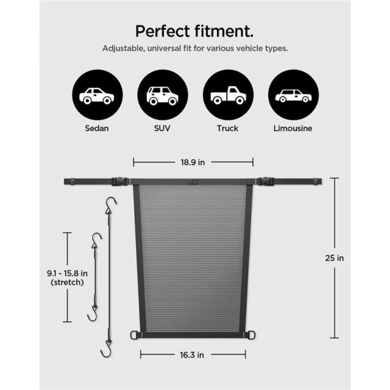 Barieră de Protecție Auto Spigen Pet Backseat Barrier PS200, Negru Barieră de Protecție Auto Spigen Pet Backseat Barrier PS200, Negru (Accesorii auto, ACP11156) by www.silkase.ro