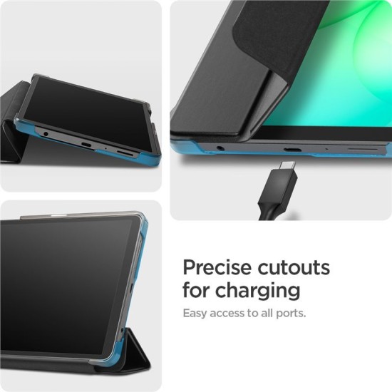Husa Tableta Spigen Smart Fold pentru Samsung Galaxy Tab A11 (2025) / A9 (2023), Black (Ingredi, ACS11175) by www.silkase.ro
