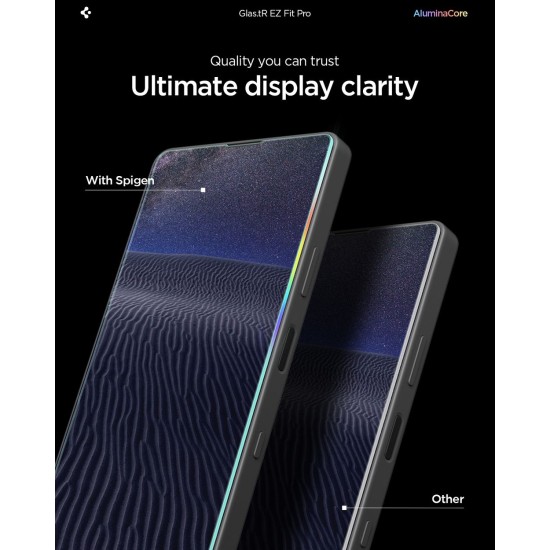 Set 2 Folii de Protecție Spigen Glass tR EZ Fit Pro pentru Sony Xperia 10 VII, Transparente Set 2 Folii de Protecție Spigen Glass tR EZ Fit Pro pentru Sony Xperia 10 VII, Transparente (Xperia 10 VII, AGL11197) by www.silkase.ro