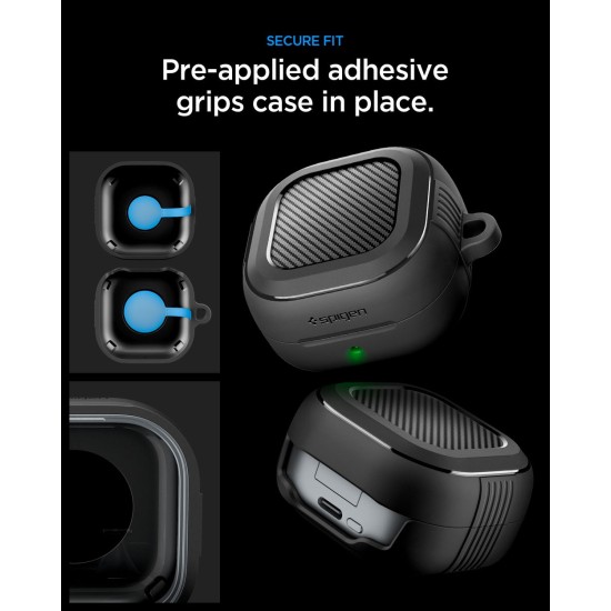 Husa Spigen Rugged Armor pentru Samsung Galaxy Buds 4 Pro / Buds 4, Matte Black Husa Spigen Rugged Armor pentru Samsung Galaxy Buds 4 Pro / Buds 4, Matte Black (Pro, ACS11200) by www.silkase.ro