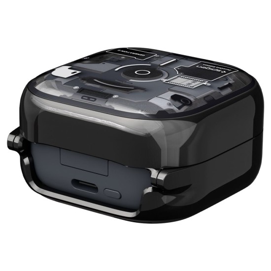 Husă Spigen Ultra Hybrid Zero One Black pentru Samsung Galaxy Buds 4 Pro / Buds 4 Husă Spigen Ultra Hybrid Zero One Black pentru Samsung Galaxy Buds 4 Pro / Buds 4 (Pro, ACS11201) by www.silkase.ro