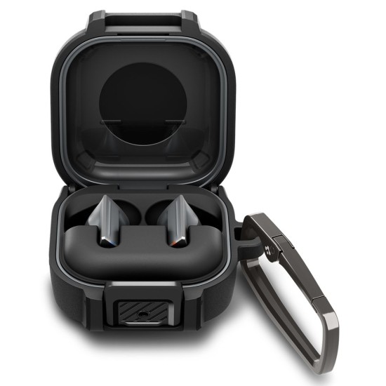 Husă Spigen Lock Fit pentru Samsung Galaxy Buds 4 Pro / Buds 4, Matte Black Husă Spigen Lock Fit pentru Samsung Galaxy Buds 4 Pro / Buds 4, Matte Black (Pro, ACS11202) by www.silkase.ro