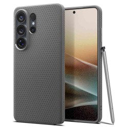 Husa Spigen Liquid Air pentru Samsung Galaxy S26 Ultra, Gri Marmura