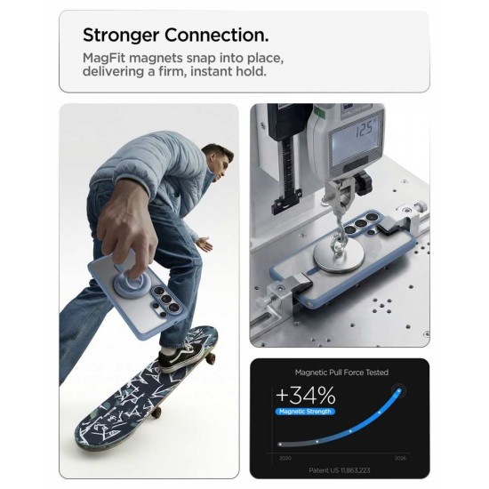 Husa Spigen Ultra Hybrid MagSafe pentru Samsung Galaxy S26 Ultra, Albastru Deschis Husa Spigen Ultra Hybrid MagSafe pentru Samsung Galaxy S26 Ultra, Albastru Deschis (S26 Ultra, ACS11207) by www.silkase.ro