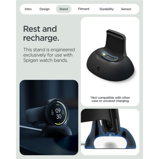 Husa de Protectie Spigen Liquid Air V2 pentru Google Pixel Watch 4 45mm, Matte Black (Pixel Watch 4, ACS11222) by www.silkase.ro