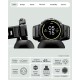 Husă cu Curea Spigen Rugged Armor Pro + Stand pentru Google Pixel Watch 4 (45mm), Matte Black (Pixel Watch 4, ACS11223) by www.silkase.ro