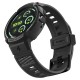 Husă cu Curea Spigen Rugged Armor Pro + Stand pentru Google Pixel Watch 4 (45mm), Matte Black (Pixel Watch 4, ACS11223) by www.silkase.ro