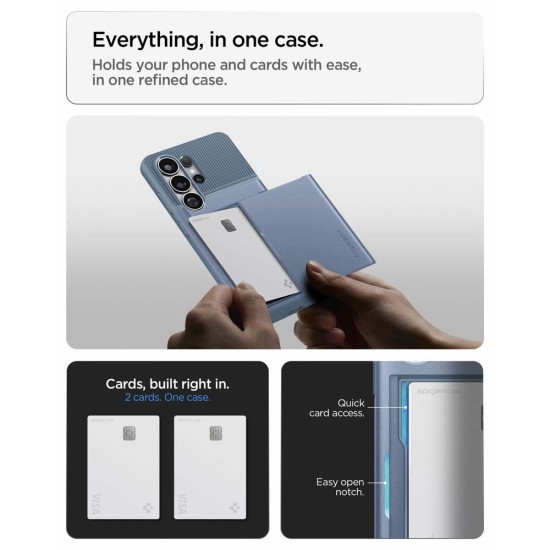 Husa Spigen Slim Armor CS pentru Samsung Galaxy S26 Ultra, Albastru Deschis Husa Spigen Slim Armor CS pentru Samsung Galaxy S26 Ultra, Albastru Deschis (S26 Ultra, ACS11225) by www.silkase.ro