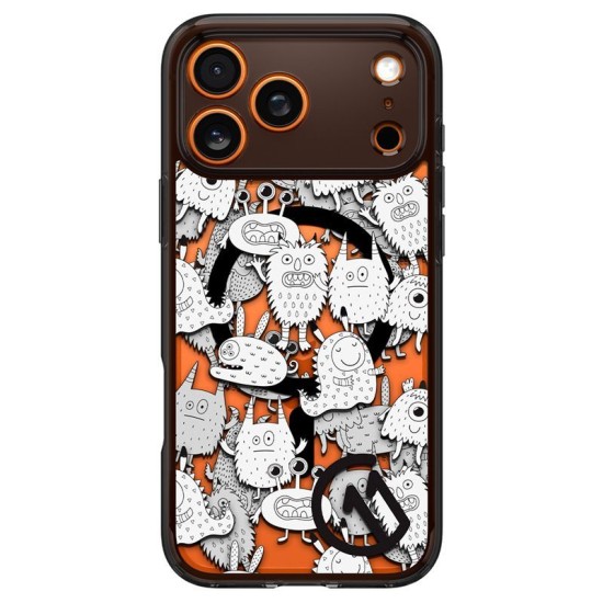 Husa Spigen Ultra Hybrid MagSafe pentru iPhone 17 Pro Max, Inkverse Husa Spigen Ultra Hybrid MagSafe pentru iPhone 17 Pro Max, Inkverse (iPhone 17 Pro Max, ACS11232) by www.silkase.ro