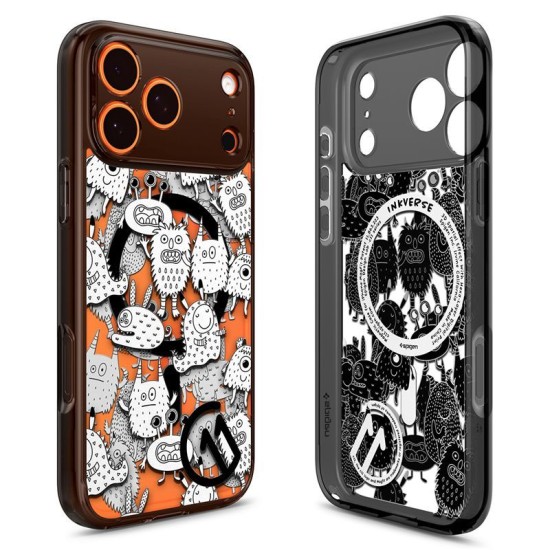 Husă Spigen Ultra Hybrid MagSafe Inkverse pentru iPhone 17 Pro (Pixel 10 Pro Fold, ACS11233) by www.silkase.ro