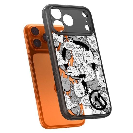 Husă Spigen Ultra Hybrid MagSafe Inkverse pentru iPhone 17 Pro (Pixel 10 Pro Fold, ACS11233) by www.silkase.ro