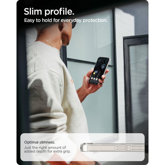 Husa Spigen Ultra Hybrid MagSafe pentru Google Pixel 10a, Clear White (Pixel 10a, ACS11276) by www.silkase.ro