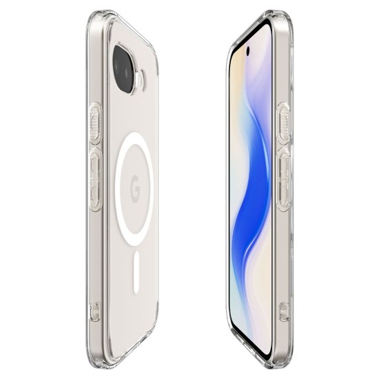 Husa Spigen Ultra Hybrid MagSafe pentru Google Pixel 10a, Clear White (Pixel 10a, ACS11276) by www.silkase.ro