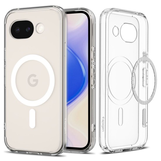 Husa Spigen Ultra Hybrid MagSafe pentru Google Pixel 10a, Clear White (Pixel 10a, ACS11276) by www.silkase.ro