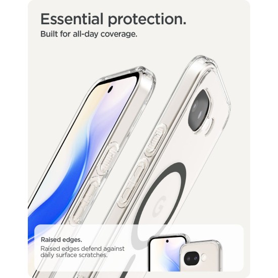 Husa Spigen Ultra Hybrid MagSafe pentru Google Pixel 10a, Clear Graphite (Pixel 10a, ACS11277) by www.silkase.ro