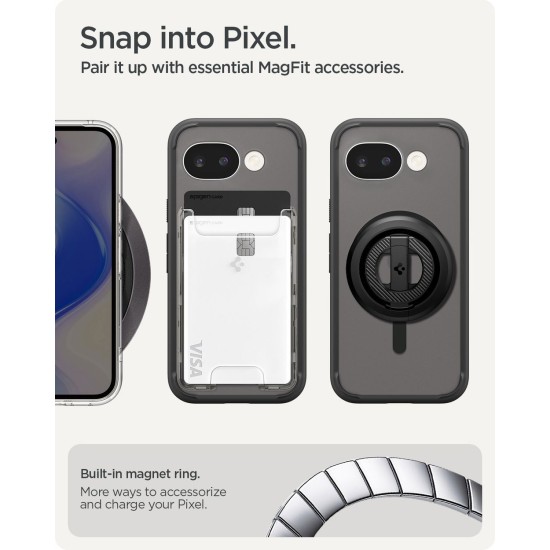 Husa Spigen Ultra Hybrid MagSafe pentru Google Pixel 10a, Frost Black (Pixel 10a, ACS11278) by www.silkase.ro
