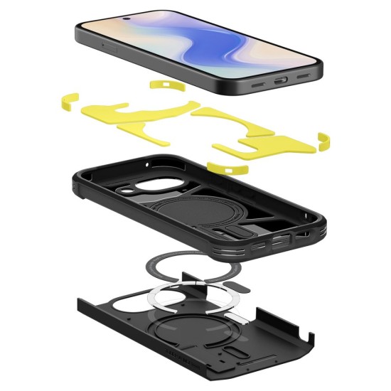 Husă Spigen Tough Armor MagSafe pentru Google Pixel 10a, Black (Pixel 10a, ACS11280) by www.silkase.ro